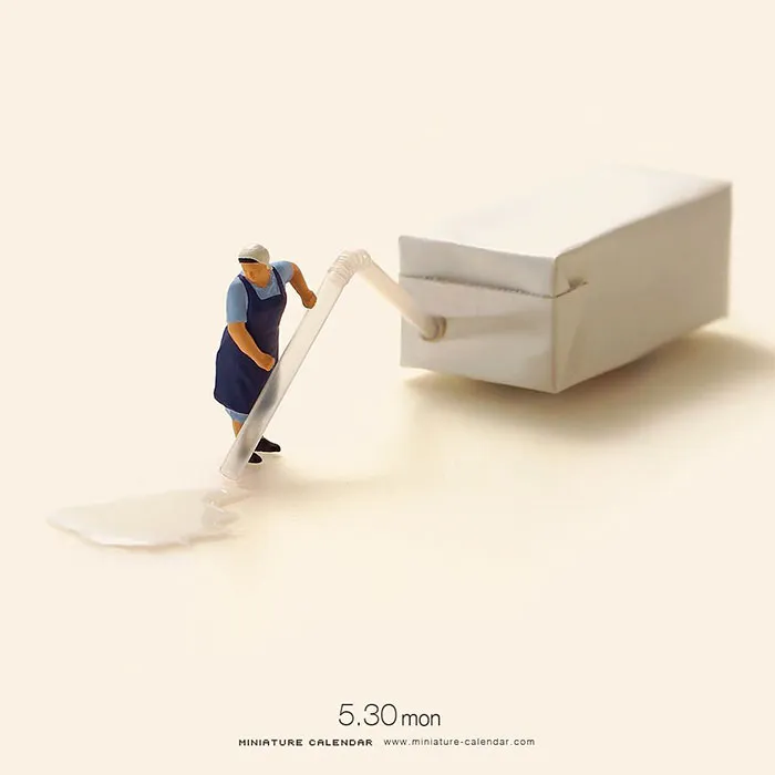 246 Fun Miniature Dioramas By Japanese Artist Who's Been Creating Them Every Day For 5 Years