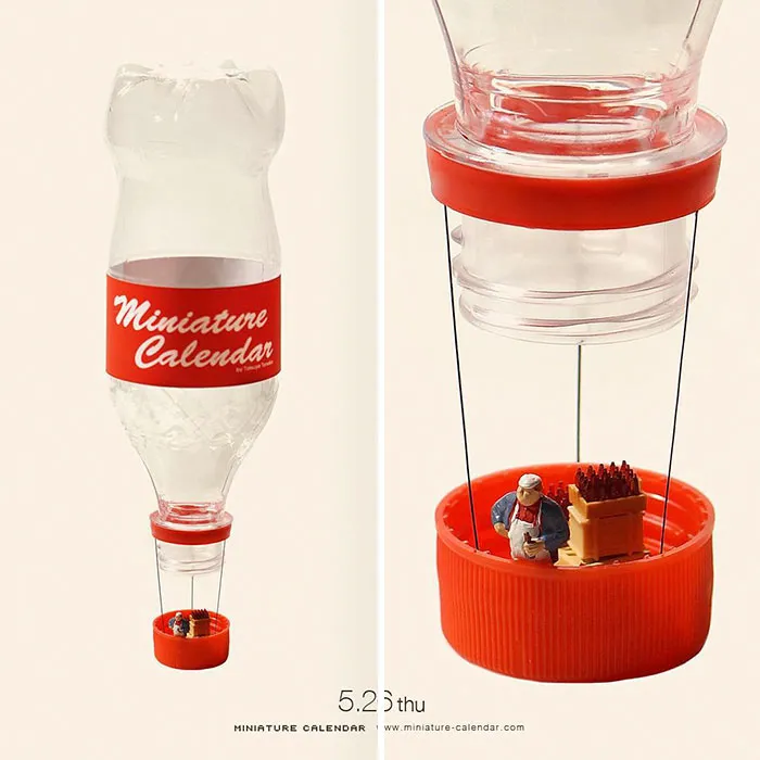 246 Fun Miniature Dioramas By Japanese Artist Who's Been Creating Them Every Day For 5 Years