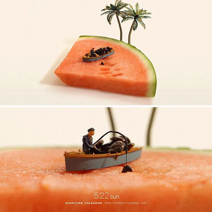 246 Fun Miniature Dioramas By Japanese Artist Who's Been Creating Them Every Day For 5 Years