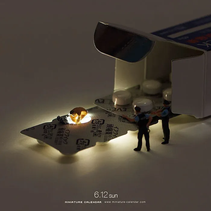 246 Fun Miniature Dioramas By Japanese Artist Who's Been Creating Them Every Day For 5 Years