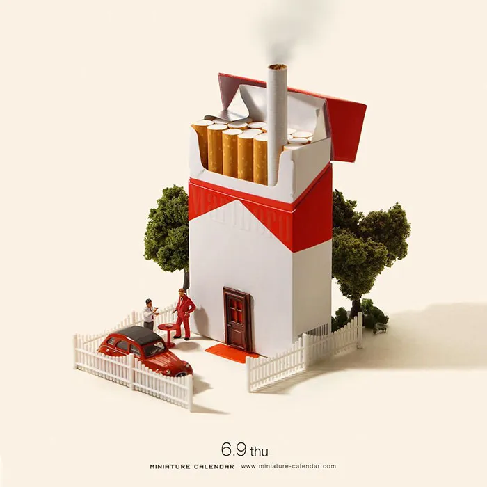 246 Fun Miniature Dioramas By Japanese Artist Who's Been Creating Them Every Day For 5 Years