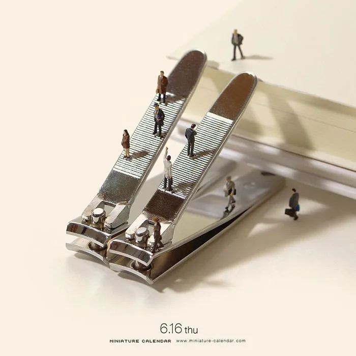 246 Fun Miniature Dioramas By Japanese Artist Who's Been Creating Them Every Day For 5 Years