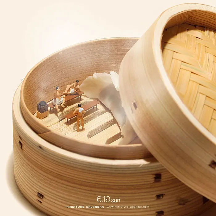 246 Fun Miniature Dioramas By Japanese Artist Who's Been Creating Them Every Day For 5 Years