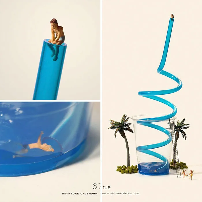 246 Fun Miniature Dioramas By Japanese Artist Who's Been Creating Them Every Day For 5 Years