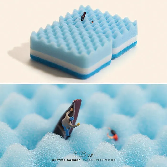 246 Fun Miniature Dioramas By Japanese Artist Who's Been Creating Them Every Day For 5 Years
