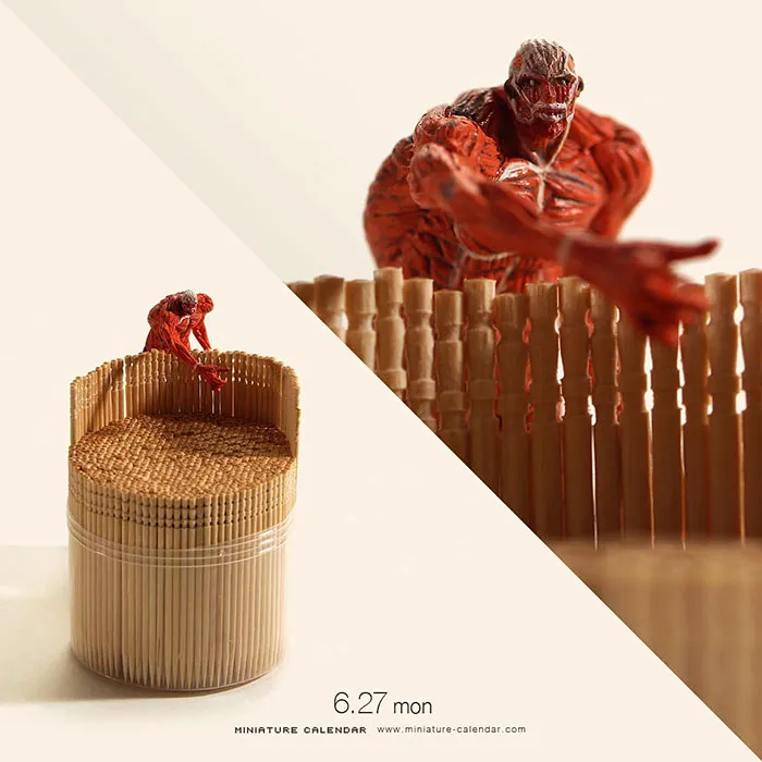 246 Fun Miniature Dioramas By Japanese Artist Who's Been Creating Them Every Day For 5 Years