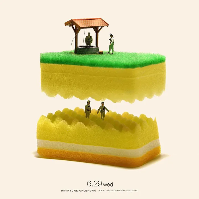 246 Fun Miniature Dioramas By Japanese Artist Who's Been Creating Them Every Day For 5 Years