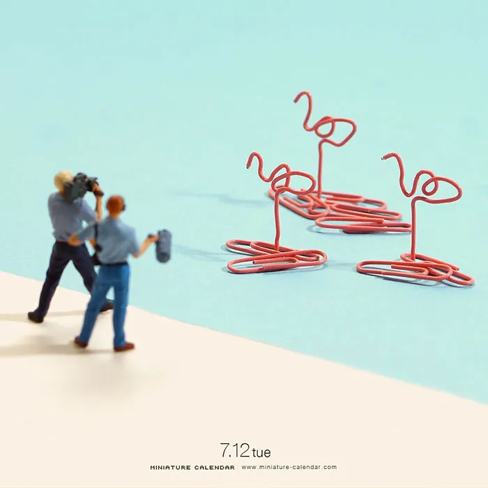 246 Fun Miniature Dioramas By Japanese Artist Who's Been Creating Them Every Day For 5 Years