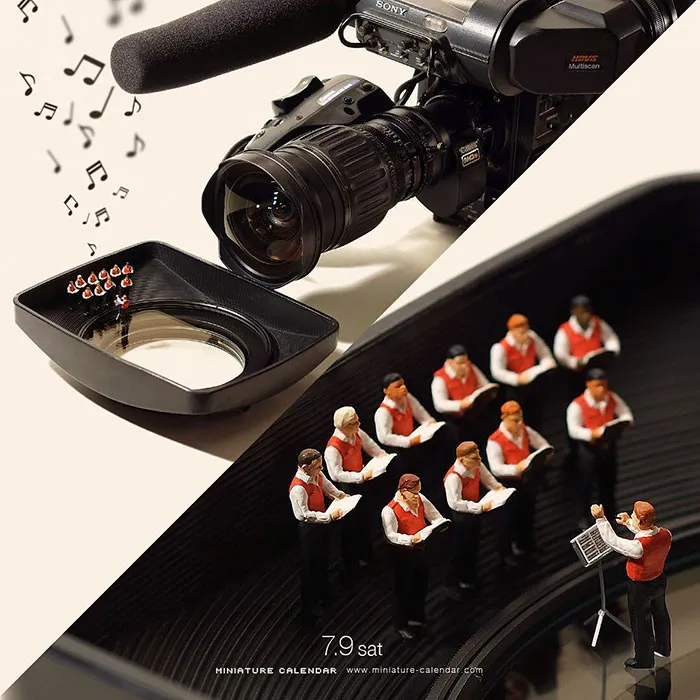 246 Fun Miniature Dioramas By Japanese Artist Who's Been Creating Them Every Day For 5 Years