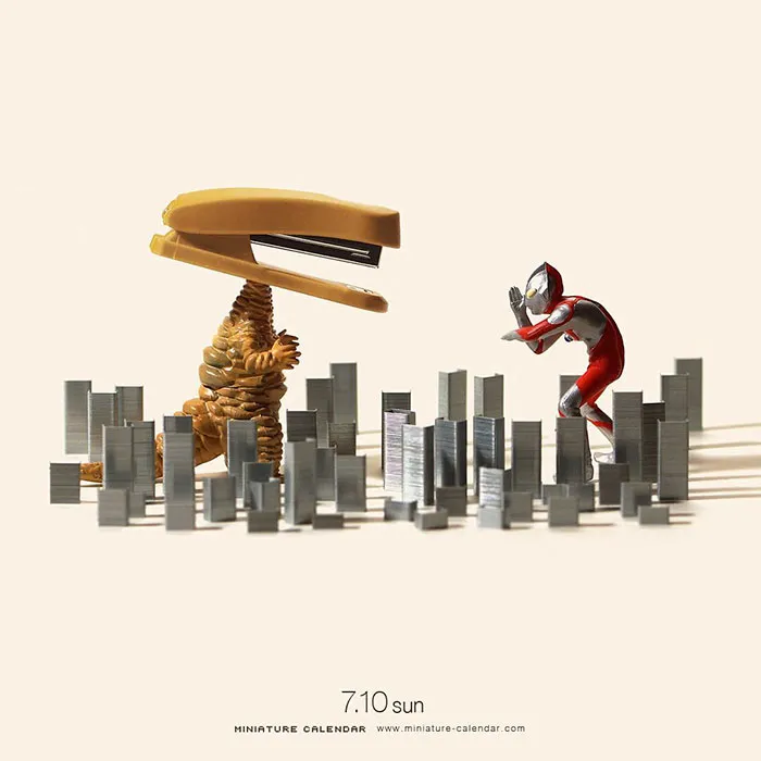 246 Fun Miniature Dioramas By Japanese Artist Who's Been Creating Them Every Day For 5 Years
