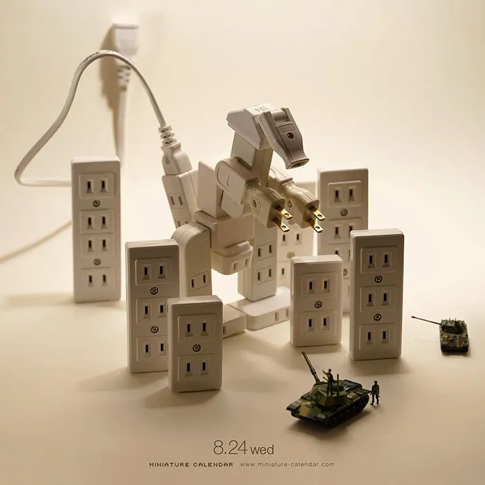 246 Fun Miniature Dioramas By Japanese Artist Who's Been Creating Them Every Day For 5 Years