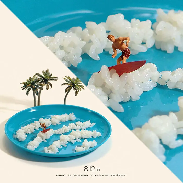246 Fun Miniature Dioramas By Japanese Artist Who's Been Creating Them Every Day For 5 Years