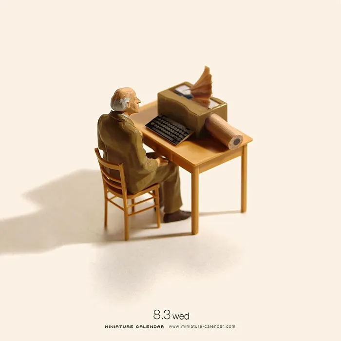 246 Fun Miniature Dioramas By Japanese Artist Who's Been Creating Them Every Day For 5 Years
