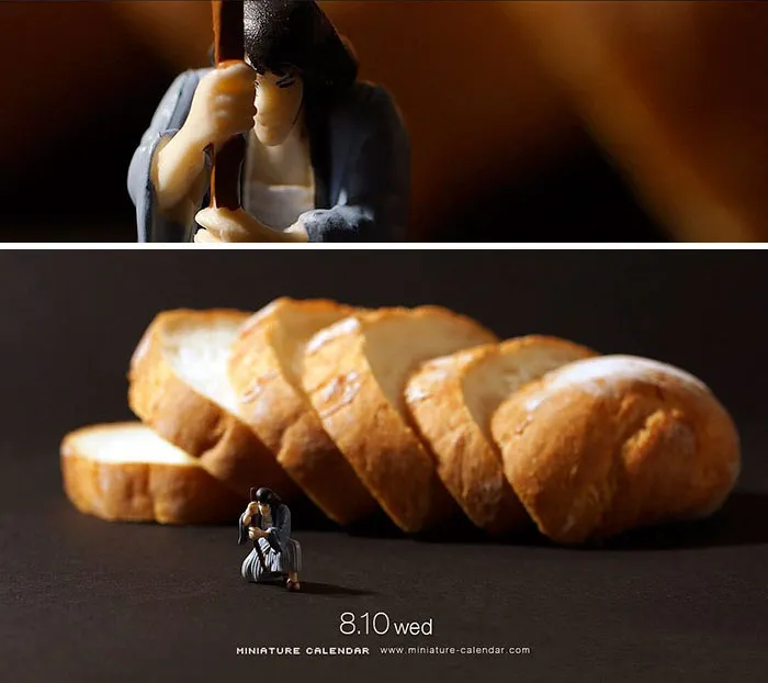 246 Fun Miniature Dioramas By Japanese Artist Who's Been Creating Them Every Day For 5 Years