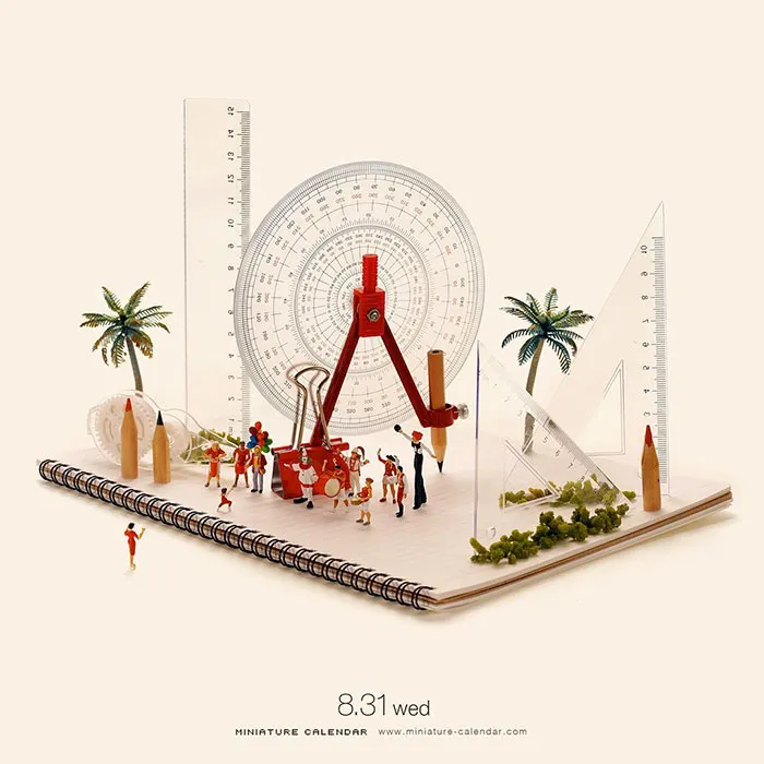 246 Fun Miniature Dioramas By Japanese Artist Who's Been Creating Them Every Day For 5 Years