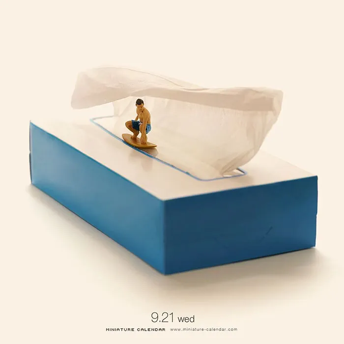 246 Fun Miniature Dioramas By Japanese Artist Who's Been Creating Them Every Day For 5 Years