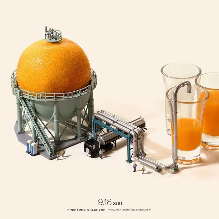 246 Fun Miniature Dioramas By Japanese Artist Who's Been Creating Them Every Day For 5 Years