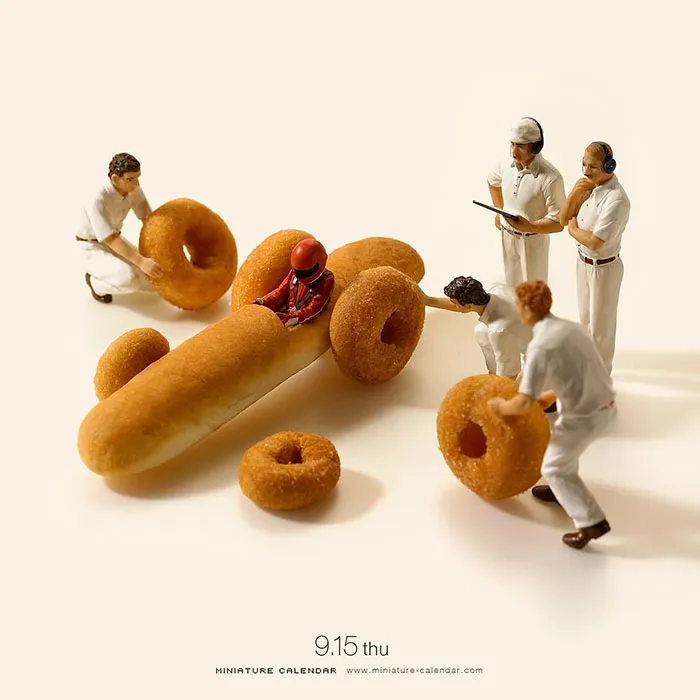 246 Fun Miniature Dioramas By Japanese Artist Who's Been Creating Them Every Day For 5 Years