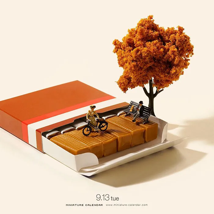 246 Fun Miniature Dioramas By Japanese Artist Who's Been Creating Them Every Day For 5 Years