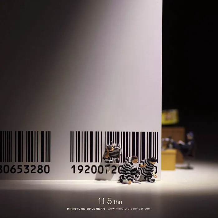 246 Fun Miniature Dioramas By Japanese Artist Who's Been Creating Them Every Day For 5 Years