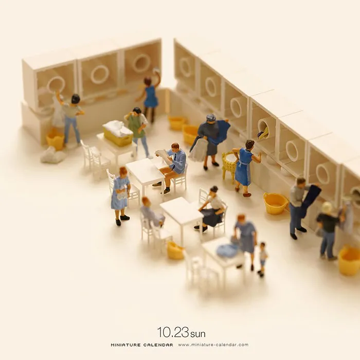 246 Fun Miniature Dioramas By Japanese Artist Who's Been Creating Them Every Day For 5 Years