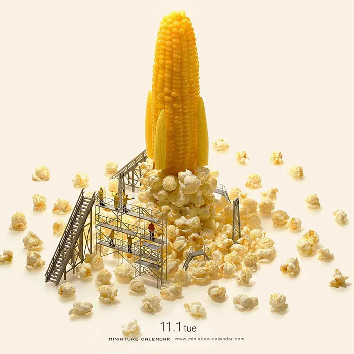 246 Fun Miniature Dioramas By Japanese Artist Who's Been Creating Them Every Day For 5 Years