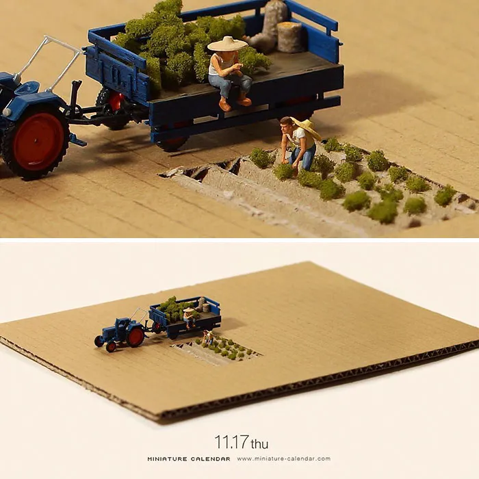 246 Fun Miniature Dioramas By Japanese Artist Who's Been Creating Them Every Day For 5 Years