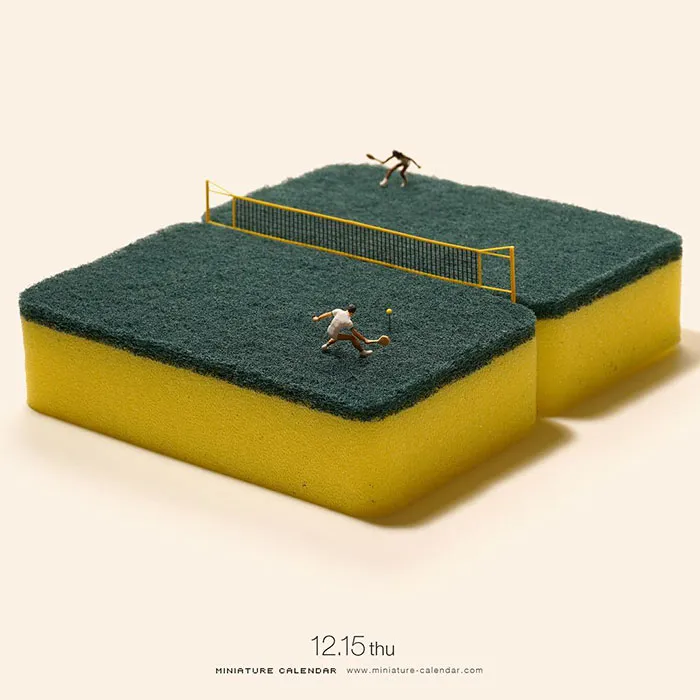 246 Fun Miniature Dioramas By Japanese Artist Who's Been Creating Them Every Day For 5 Years