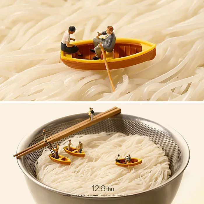 246 Fun Miniature Dioramas By Japanese Artist Who's Been Creating Them Every Day For 5 Years