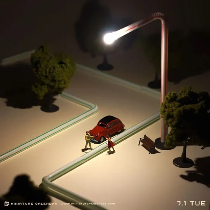 246 Fun Miniature Dioramas By Japanese Artist Who's Been Creating Them Every Day For 5 Years