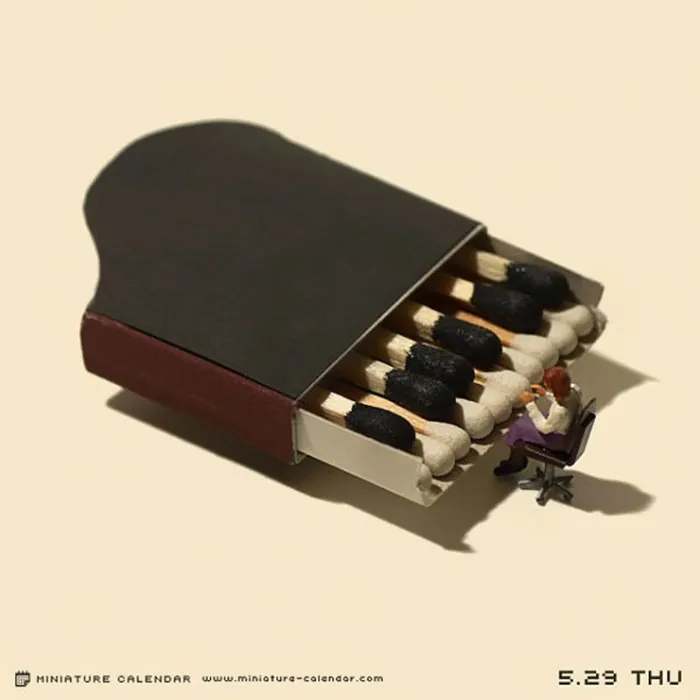 246 Fun Miniature Dioramas By Japanese Artist Who's Been Creating Them Every Day For 5 Years
