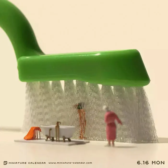 246 Fun Miniature Dioramas By Japanese Artist Who's Been Creating Them Every Day For 5 Years