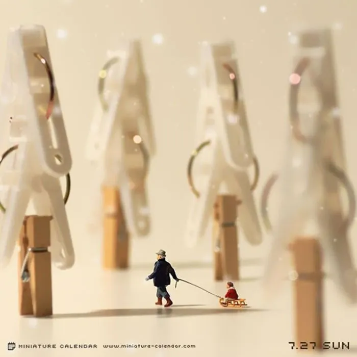 246 Fun Miniature Dioramas By Japanese Artist Who's Been Creating Them Every Day For 5 Years