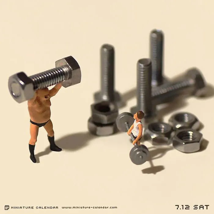 246 Fun Miniature Dioramas By Japanese Artist Who's Been Creating Them Every Day For 5 Years
