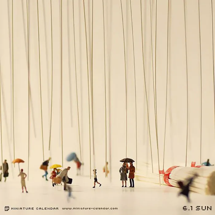 246 Fun Miniature Dioramas By Japanese Artist Who's Been Creating Them Every Day For 5 Years