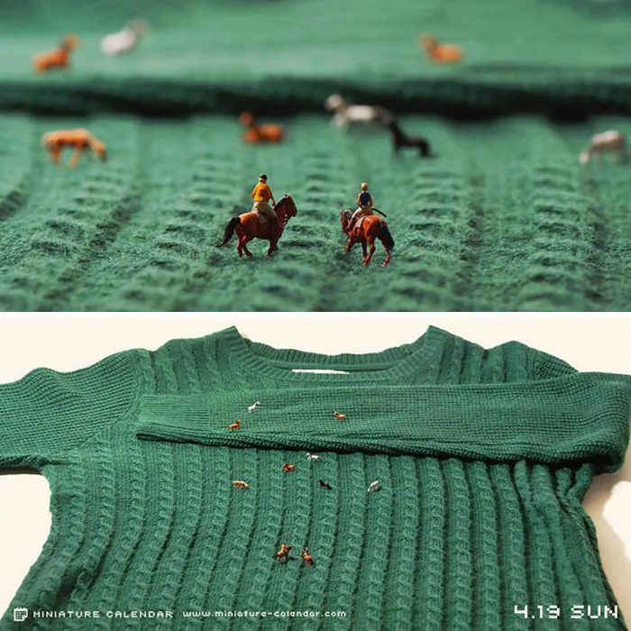 246 Fun Miniature Dioramas By Japanese Artist Who's Been Creating Them Every Day For 5 Years