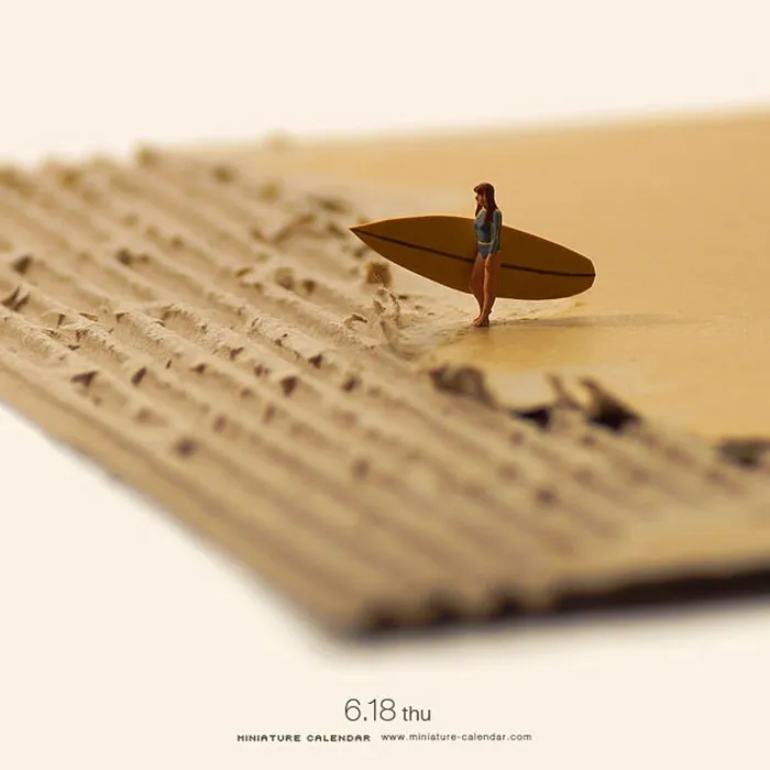 246 Fun Miniature Dioramas By Japanese Artist Who's Been Creating Them Every Day For 5 Years