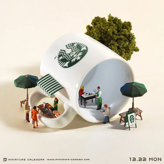 246 Fun Miniature Dioramas By Japanese Artist Who's Been Creating Them Every Day For 5 Years