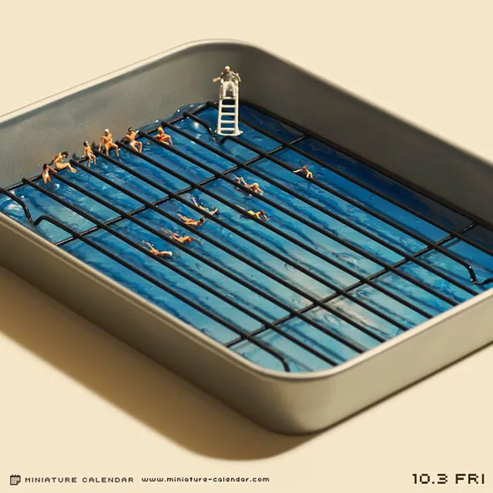 246 Fun Miniature Dioramas By Japanese Artist Who's Been Creating Them Every Day For 5 Years