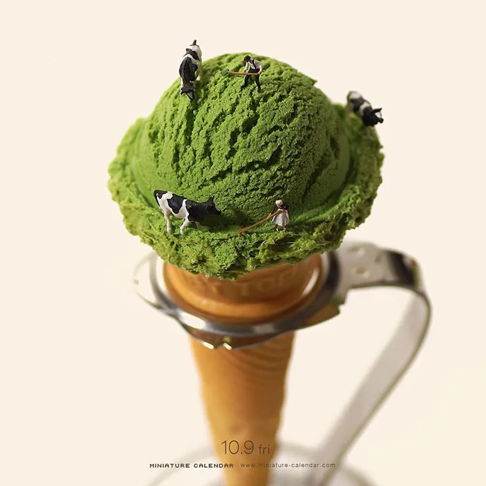 246 Fun Miniature Dioramas By Japanese Artist Who's Been Creating Them Every Day For 5 Years
