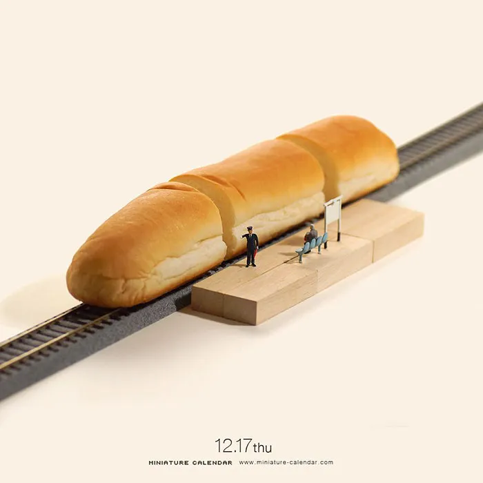 246 Fun Miniature Dioramas By Japanese Artist Who's Been Creating Them Every Day For 5 Years