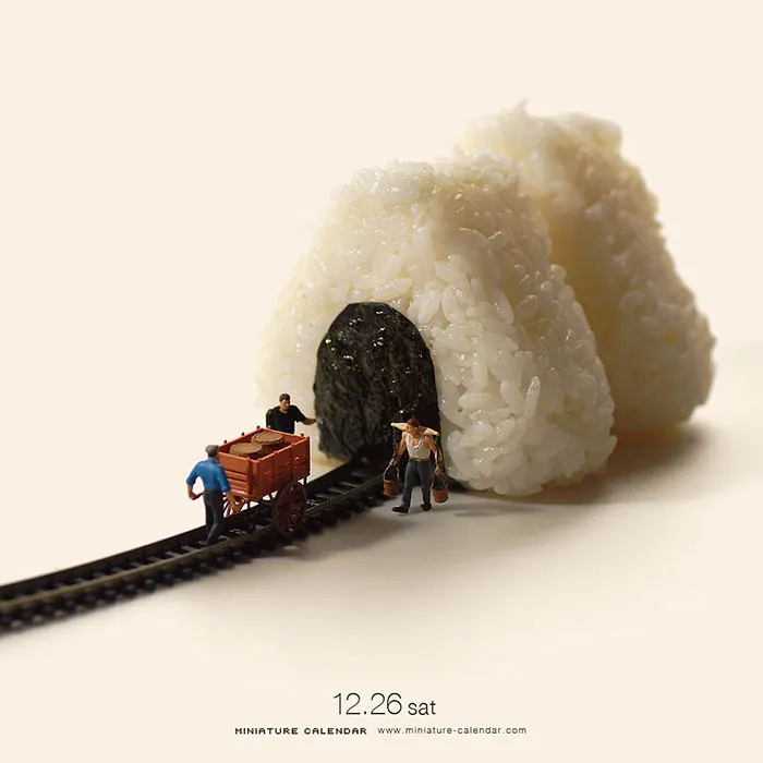 246 Fun Miniature Dioramas By Japanese Artist Who's Been Creating Them Every Day For 5 Years