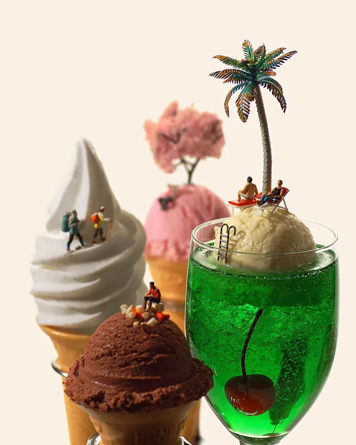 246 Fun Miniature Dioramas By Japanese Artist Who's Been Creating Them Every Day For 5 Years