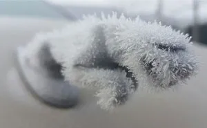 18 Coches que el invierno transformó en arte