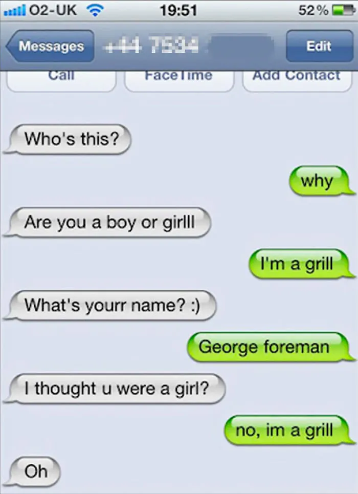 105 Of The Funniest Wrong Number Texts Ever