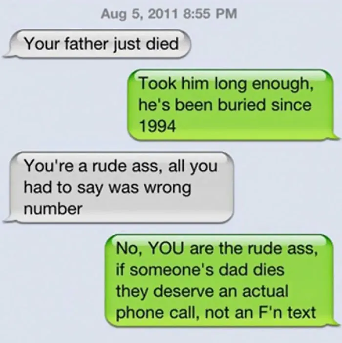 105 Of The Funniest Wrong Number Texts Ever