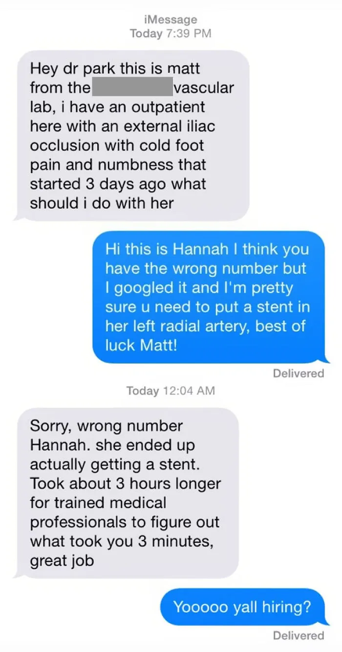 105 Of The Funniest Wrong Number Texts Ever