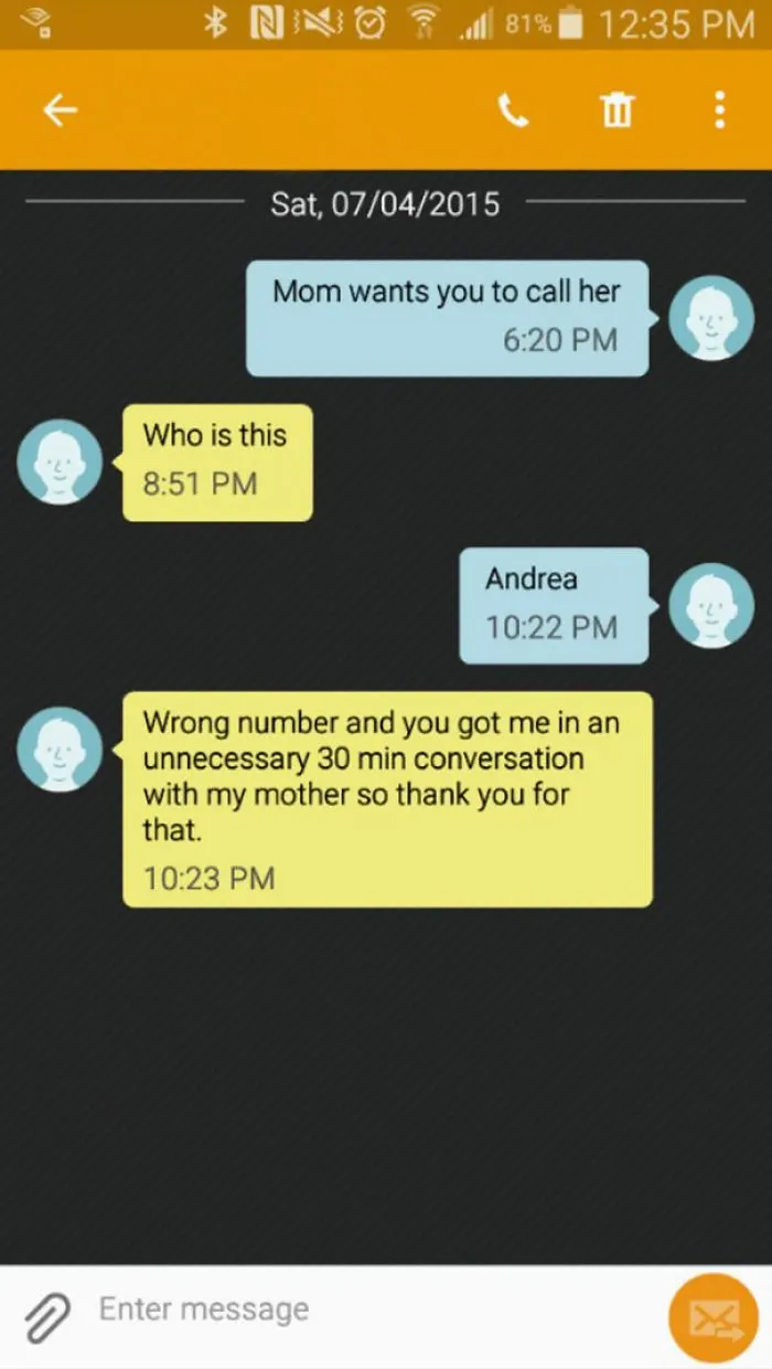 105 Of The Funniest Wrong Number Texts Ever