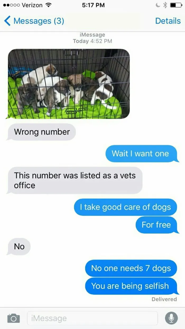 105 Of The Funniest Wrong Number Texts Ever