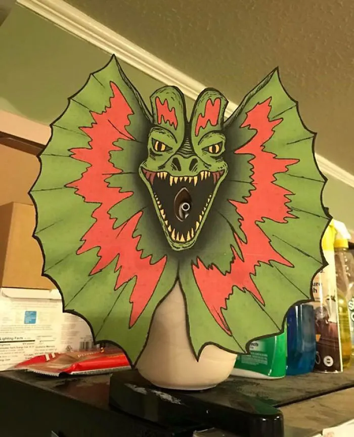 Printed And Attached To Wife's Spraying Air Freshener While She Wasn't Home. Spits Acid Every 30 Minutes